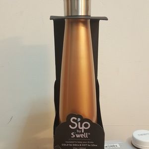 Sip Swell insulated steel water bottle ROSE GOLD